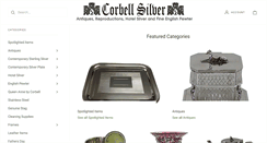 Desktop Screenshot of corbellsilver.com